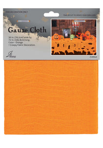 Orange Gauze Cloth Decoration | Indoor Halloween Decorations
