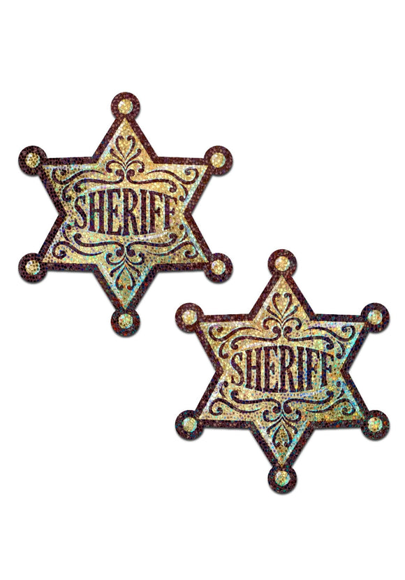 Pastease Sheriff Star Pasties