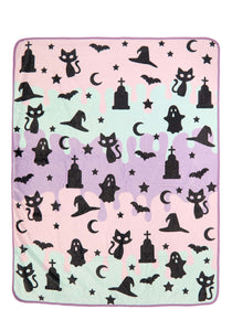 Pastel Halloween Comfy Throw