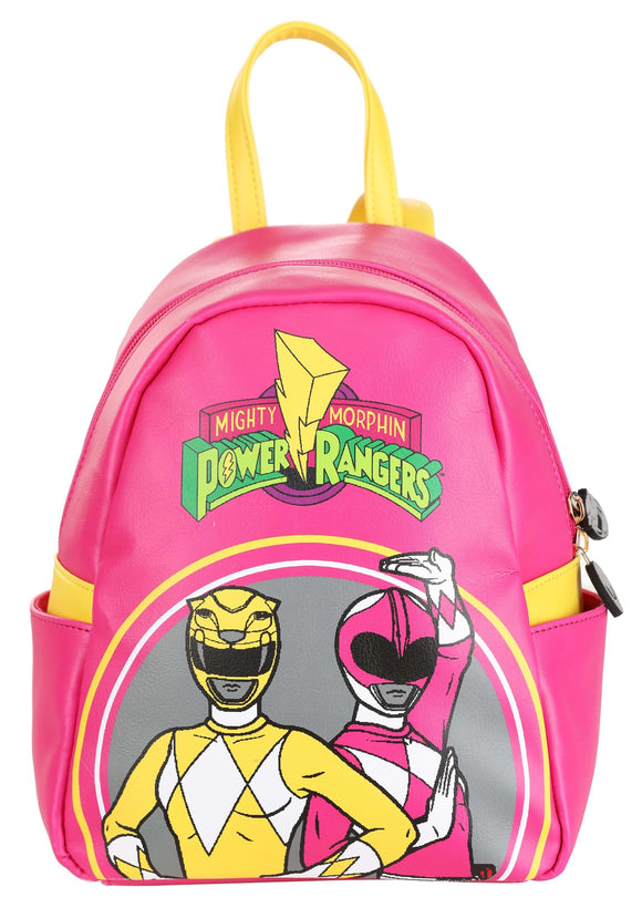 Pink & Yellow Power Rangers Backpack | TV Show Backpacks