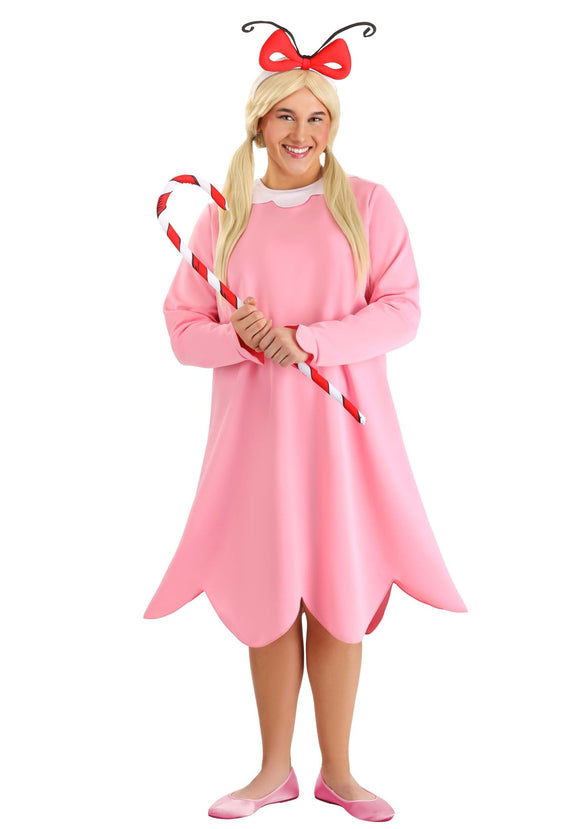 Women's Plus Size Dr. Seuss Cindy Lou Who Costume | Dr. Seuss Costumes