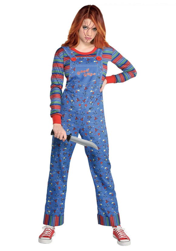 Plus Size Chucky Classic Costume for Women | Horror Movie Costumes