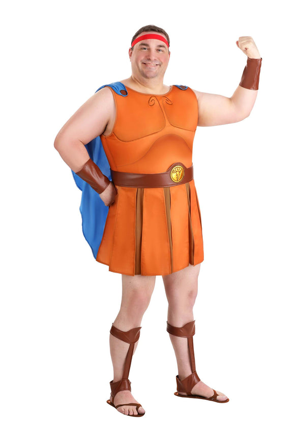 Plus Size Deluxe Disney Hercules Men's Costume | Disney Costumes