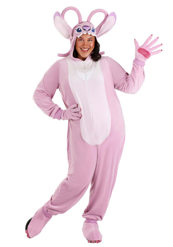 Disney Lilo and Stitch Women's Plus Size Angel Costume | Adult Disney Costumes