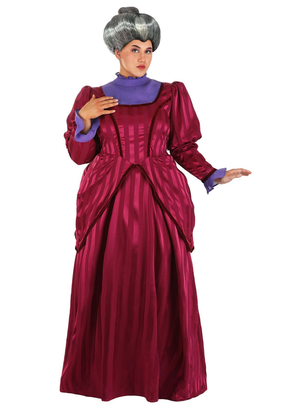 Plus Size Disney Cinderella Lady Tremaine Costume for Women | Plus Size Disney Costumes
