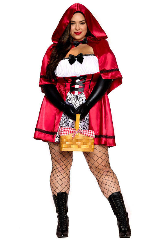 Women's Plus Size Gothic Red Riding Hood Costume | Storybook Costumes
