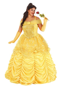 Women's Plus Size Premium Belle Costume Dress