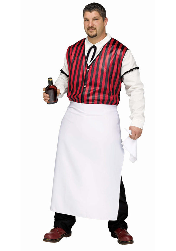 Men's Plus Size Saloon Keeper Costume | Wild West Costumes