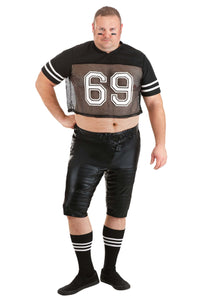 Men's Plus Size Tight End Footballer Costume | Plus Size Sports Costumes