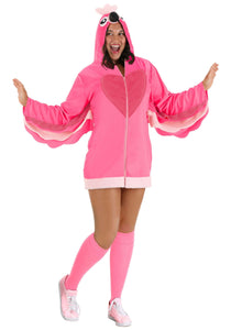 Plus Size Women's Fancy Flamingo Costume Dress