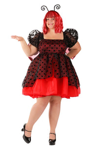 Plus Size Flirty Ladybug Women's Costume Dress | Plus Size Costumes
