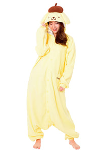 Adult Sanrio Pompompurin Kigurumi Costume | Kawaii Onesies