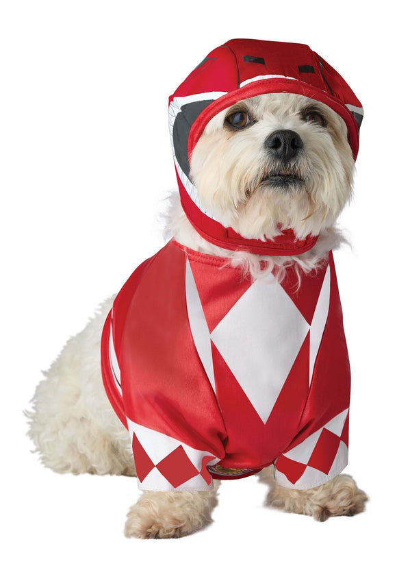 Power Rangers Red Ranger Pet Costume | Costumes for Dogs