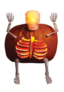 Pumpkin Bones Light Up Carving Set