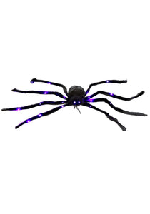 Purple Light Up Spider Halloween Decoration