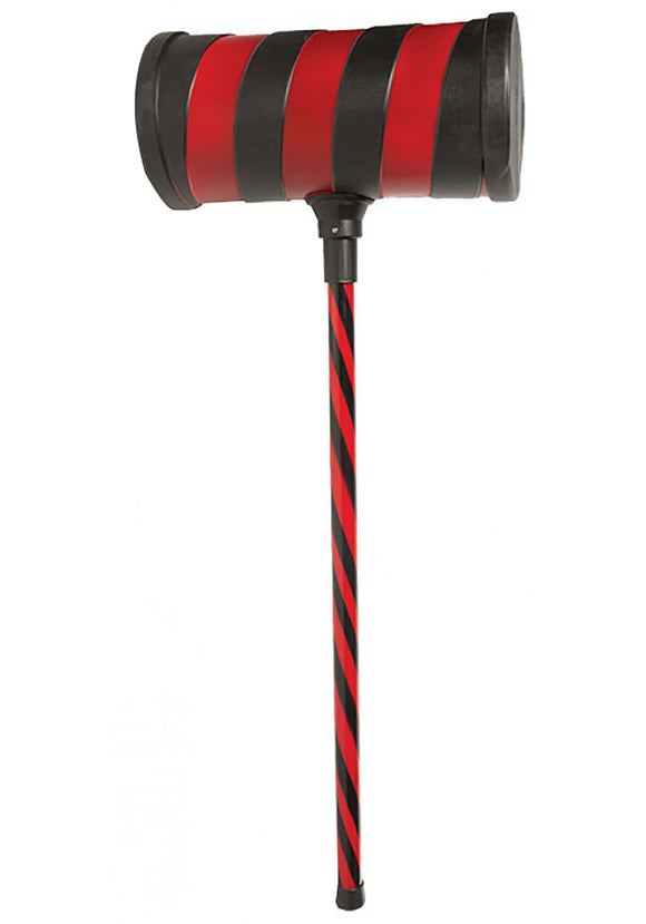 Red and Black Costume Mallet Accessory