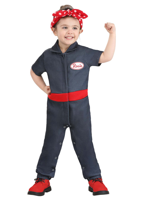 Rosie the Riveter Toddler Costume