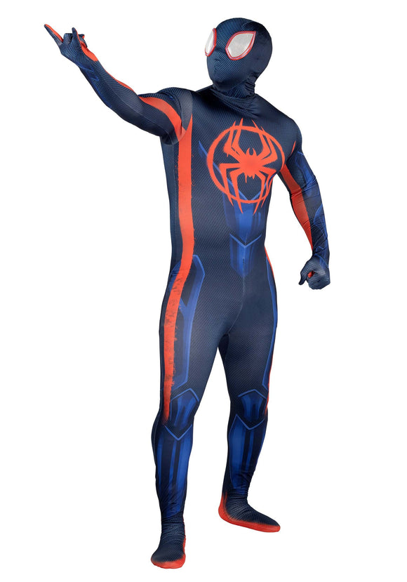 Spider-Verse 2 Adult Miles Morales Zentai Suit Costume | Superhero Costumes