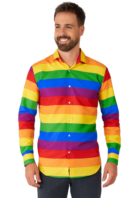 Men's Suitmeister Rainbow Shirt