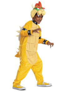 Super Mario Bros Kid's Bowser Jumpsuit Costume