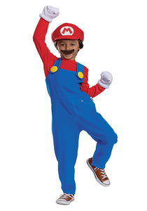 Kid's Super Mario Bros Premium Mario Costume