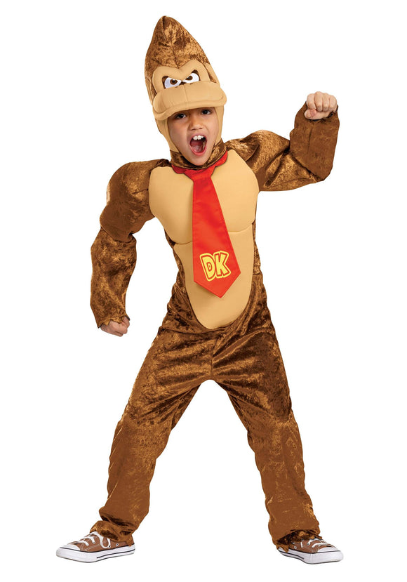 Super Mario Brothers Kid's Donkey Kong Costume | Nintendo Classic Costume