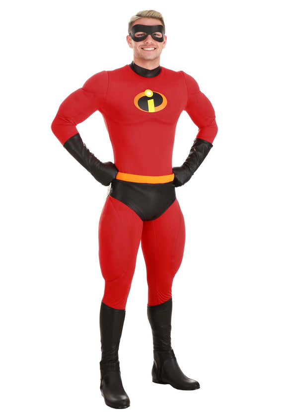 The Incredibles Deluxe Mr. Incredible Men's Costume