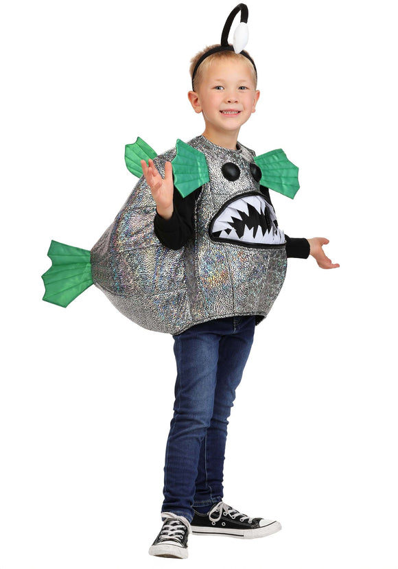 Adorable Anglerfish Toddler Costume | Kid's Fish Costumes