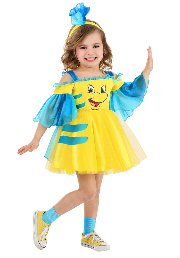 Disney Flounder Costume Dress Toddlers