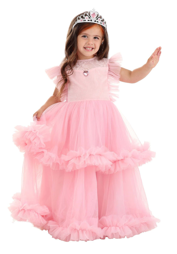 Toddler Pretty in Pink Princess Costume Dress for Girls