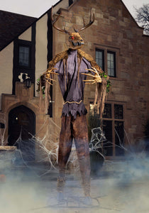 12FT Animated Towering Wendigo Halloween Decoration | Halloween Animatronics