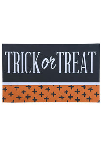 Trick or Treat Halloween Door Mat Decoration