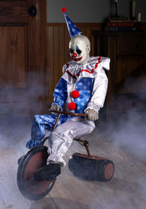 3FT Animatronic Tricycle Doll Decoration | Halloween Animatronics