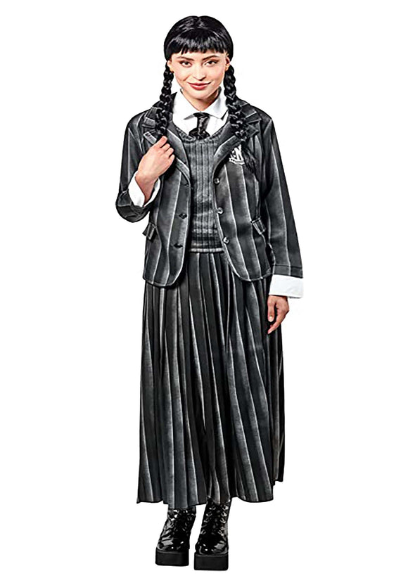 Wednesday Nevermore Academy Women's Costume