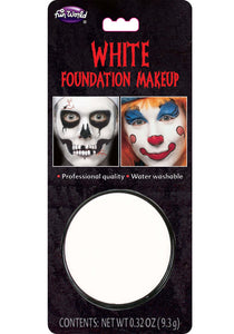 White Foundation Halloween Makeup