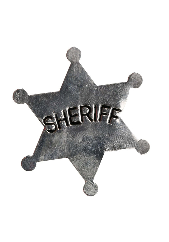 Deluxe Wild West Sheriff Badge