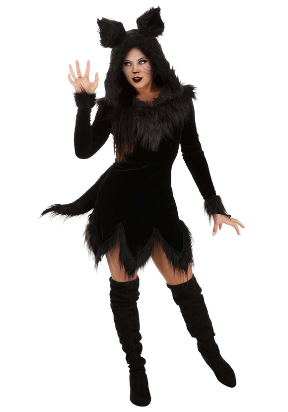 Black Wolf Women's Costume