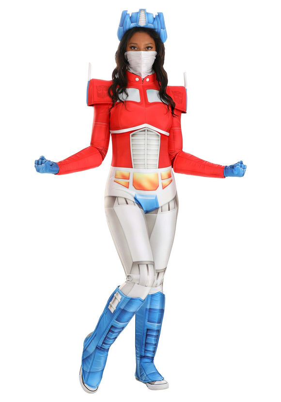 Classic Optimus Prime Costume for Women