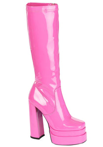 Deluxe Women's Fuchsia Gogo Boots