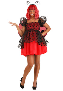 Women's Flirty Ladybug Costume Dress | Women's Bug Costumes