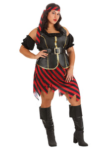 Women's Plus Size Budget Pirate Costume
