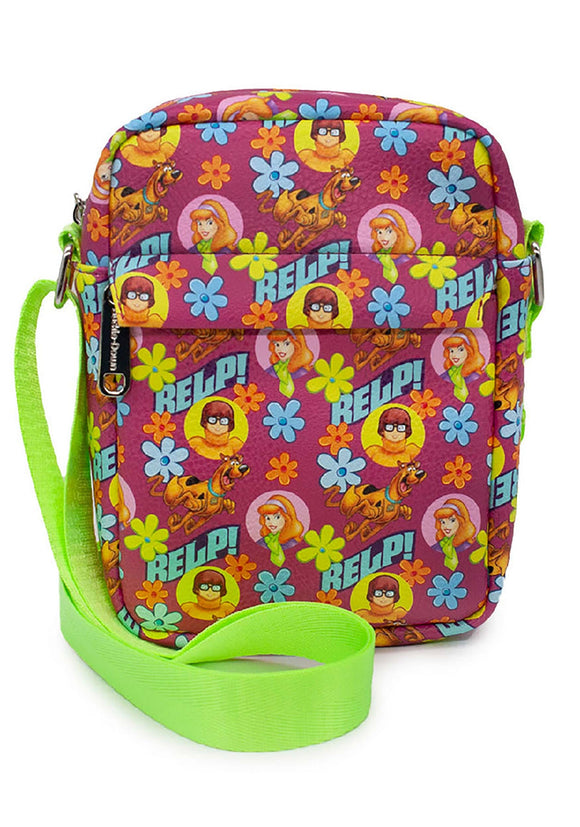 Scooby Doo Relp! Flowers AOP Crossbody Wallet Bag | Scooby Doo Accessories