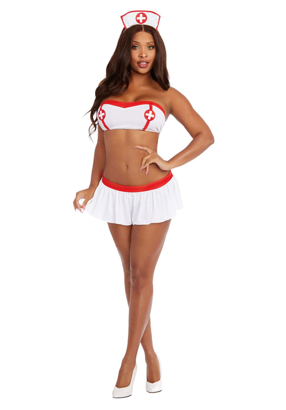 Women's Sexy Two-PIece Nurse Costume