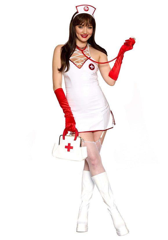 Sexy Strappy Nurse Women's Costume | Sexy Nurse Costumes