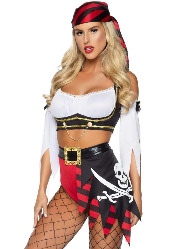 Sexy Wicked Pirate Wench Women's Costume