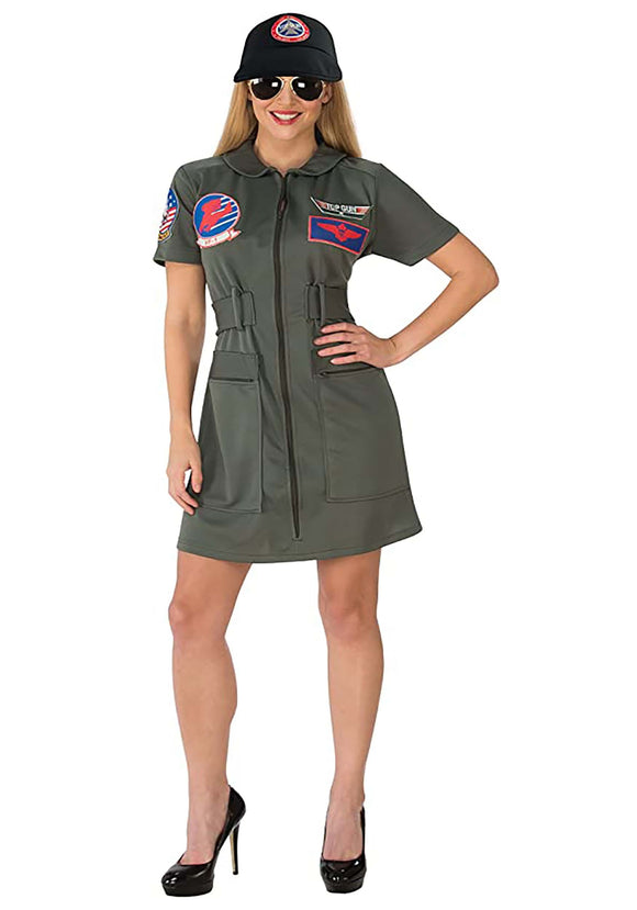 Women's Top Gun Costume Dress