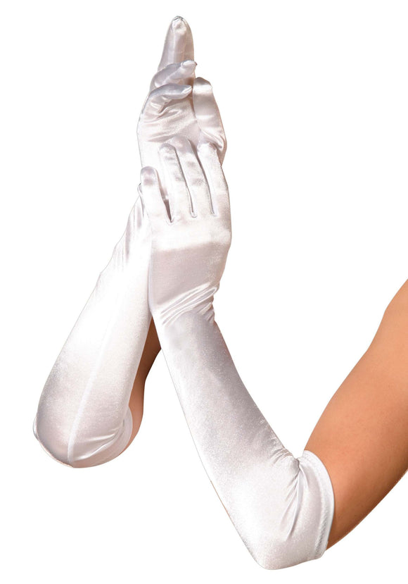 White Luna Gloves for Women