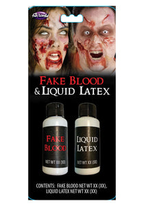 1 oz Blood & Liquid Latex Duo Set