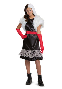 101 Dalmatians (Animated) Cruella Costume for Tweens