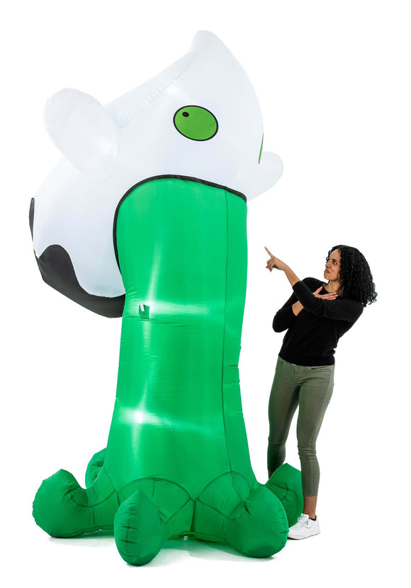 Throwing Up Ghost Inflatable 10FT Jumbo Decoration